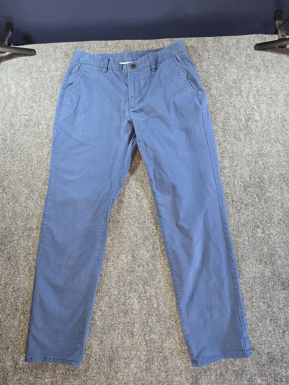 Bonobos Men’s Chino Pants 30 Slate Blue Slim Fit Casual Dress Pants